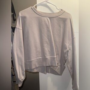 Lululemon Cropped Crewneck - Light Pink